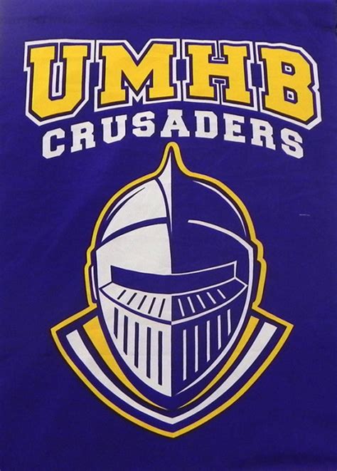 3 COLOR LOGO GARDEN FLAG | UMHB Campus Store