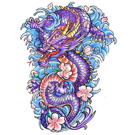 Colorful Japanese Dragon Tattoo Design | Japanese dragon tattoos, Japanese dragon tattoo, Dragon ...