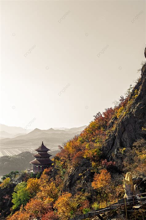 Beautiful Scenery On Longfeng Mountain Background, Landscape, Ink, Mountain Background Image for ...