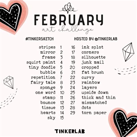 February Art Challenge - TinkerLab