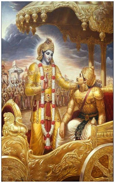 Lord Shree Krishna With Arjun Mahabharat Mahabharat Poster ...