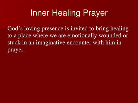 PPT - Inner Healing Prayer PowerPoint Presentation, free download - ID:3519115