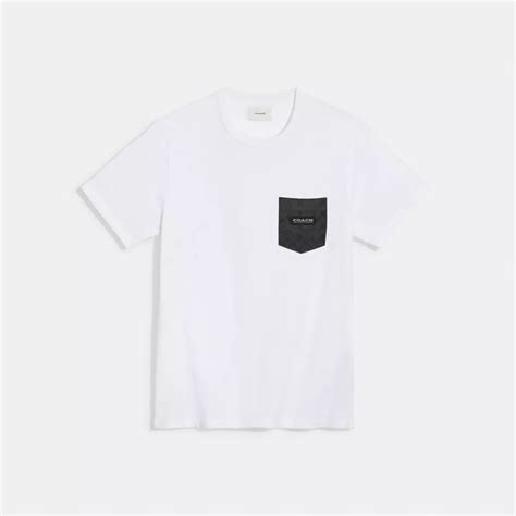 COACH® | Essential Pocket T Shirt In Organic Cotton