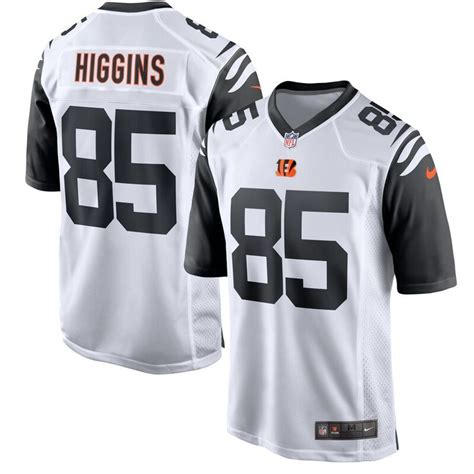 Men's Nike Tee Higgins White Cincinnati Bengals Alternate Game Jersey ...