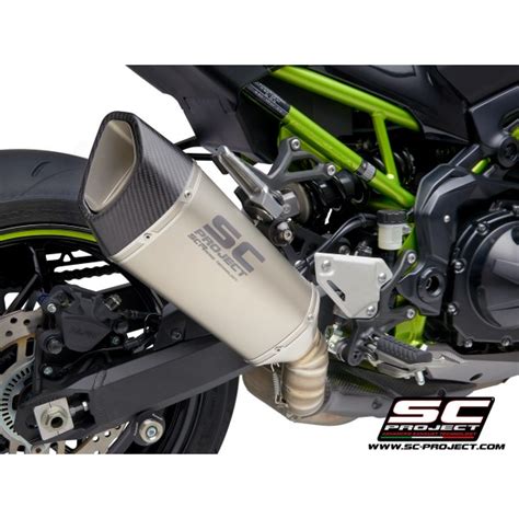 SC-Project SC1-R Muffler Titanium With Carbon Fiber End Cap Slip-On ...