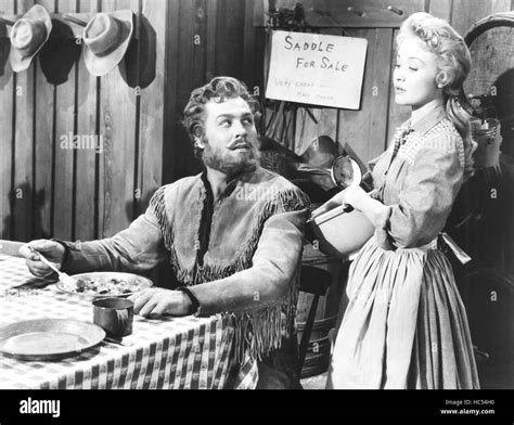 SEVEN BRIDES FOR SEVEN BROTHERS, from left: Howard Keel, Jane Powell, 1954 Stock Photo - Alamy