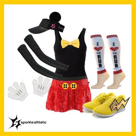 Mickey Mouse Running Costume | Disney running outfits, Running costumes, Run disney costumes