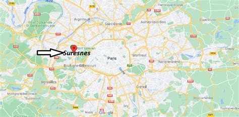 Où se trouve Suresnes | Où se trouve