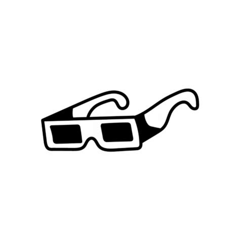 3D Glasses Sticker by created by South