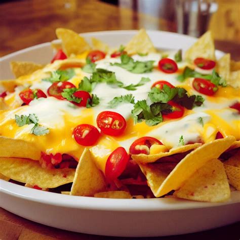 Premium Photo | Delicious mexican nachos cheesy texmex nachos with cheese