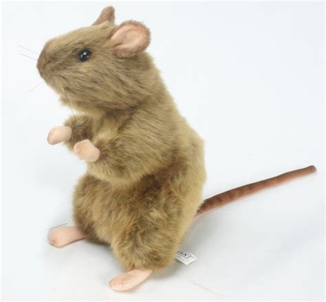 Soft Toy Rodent, Rat by Hansa (22cm) 2795 | Lincrafts