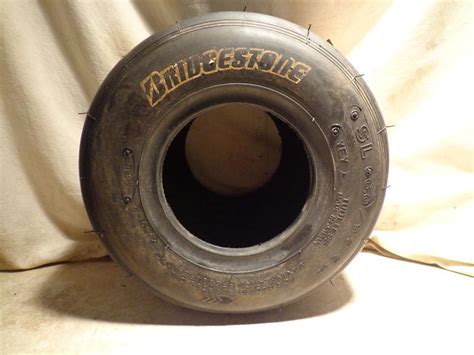 Purchase VINTAGE GO KART NOS BRIDGESTONE 5" DIAMETER TIRE 60/110-5 SL YEY CART PART in Milmay ...