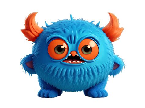 Cute Monster 3D Cartoon Free Stock Photo - Public Domain Pictures
