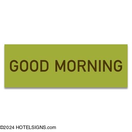 Home2 Suites Sign Store by HOTELSIGNS.com | green good morning acrylic ...