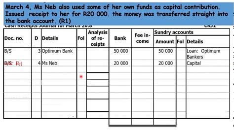 Cash receipts journal Task 4.3 Solution - YouTube