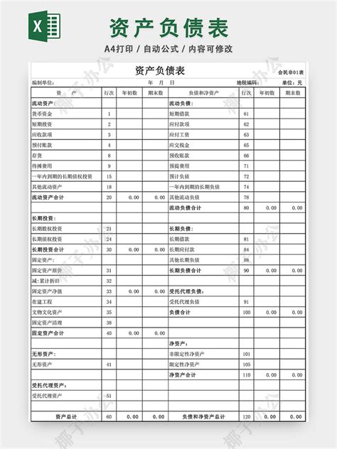 民间非营利组织会计报表EXCEL模板-椰子办公