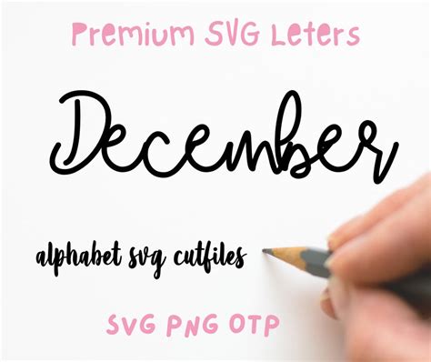 December Font Display Font Serif Font Signature Font Logo | Etsy