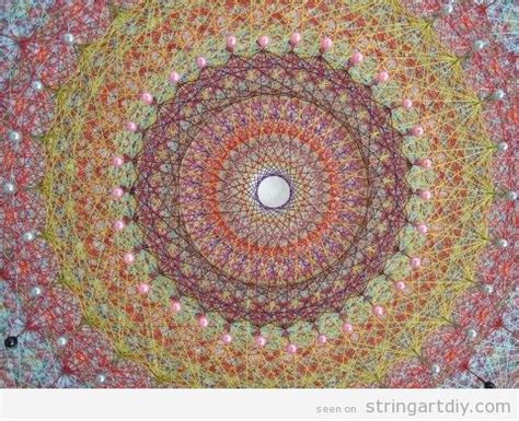 Mandala String Art | String Art DIY | Free patterns and templates to make your own String Art