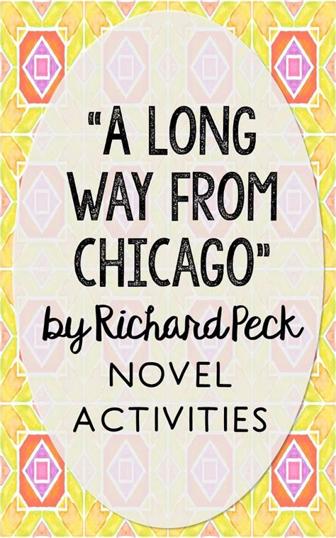 A LONG WAY FROM CHICAGO Novel Study Unit Activities | Reading Comprehension | Novel studies ...