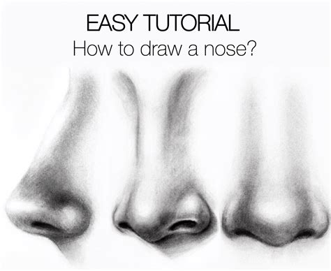 Easy Tutorial - How to Draw a Nose? - Silvie Mahdal - The Art of Pencil