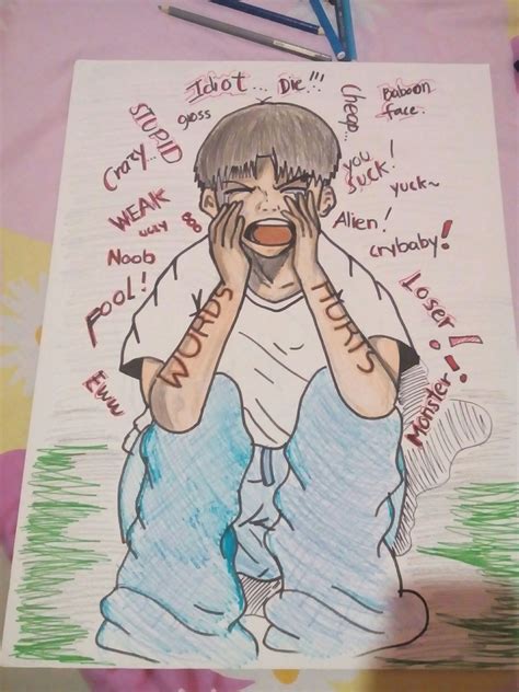 Bullying Drawing at PaintingValley.com | Explore collection of Bullying ...
