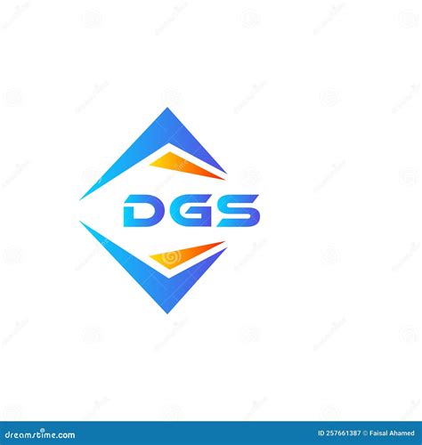 DGS Abstract Technology Logo Design on White Background. DGS Creative Initials Letter Logo ...