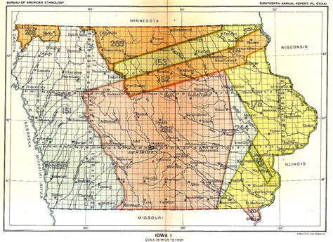 Indian Land Cessions in the U. S., Iowa 1. Map 24. United States ...