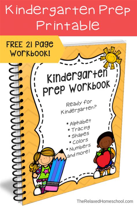 Free kindergarten prep workbook – Artofit