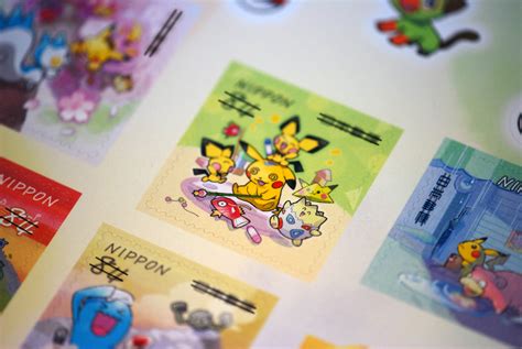 Pokémon stamps launched in Japan - Royal Joh. Enschede