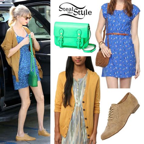 Taylor Swift: Yellow Cardigan Outfit | Steal Her Style