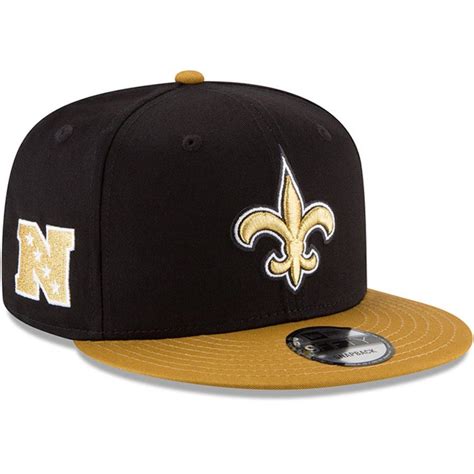 New Orleans Saints New Era Youth Baycik 9FIFTY Snapback Adjustable Hat – Black/Gold | New saints ...