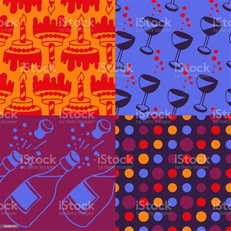 Popart Party Stock Illustration - Download Image Now - Backgrounds, Birthday, Birthday Cake - iStock