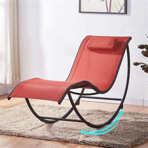 Relax Rocking Chair Sun Lounger Adjustable Recliner for Outdoor or Indoor | Patio rocking chairs ...