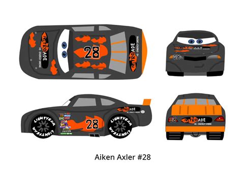 Cars 1 Redo Racer - Aiken Axler by McSpeedster2000 on Newgrounds