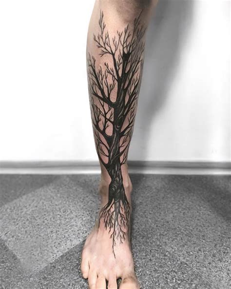 Tree Tattoo Forearm With Roots