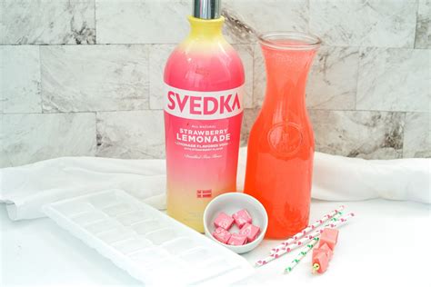 Strawberry Lemonade Vodka Starburst - Cocktails and Appetizers