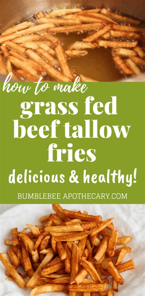 Beef Tallow Fries Recipe - Bumblebee Apothecary