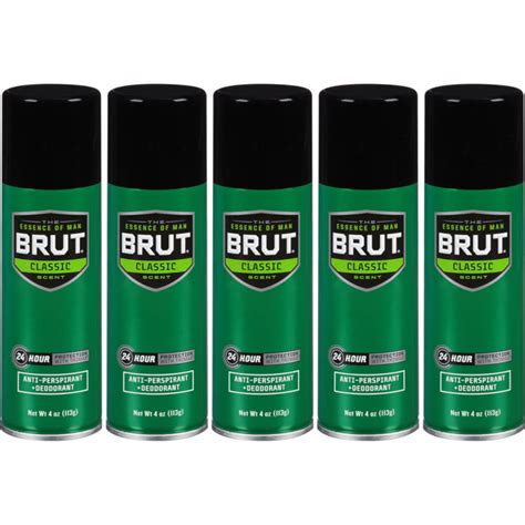 5 Pack - BRUT Anti-Perspirant Deodorant Spray Original 4oz Each - Walmart.com - Walmart.com