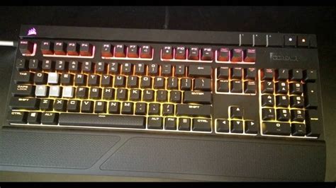 Corsair Strafe Keyboard Lighting modes - YouTube