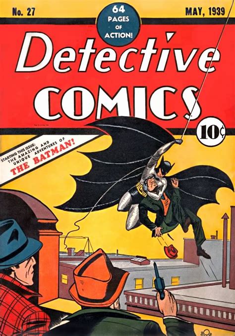 Batman: First Appearance in May 1939 Detective Comics Valuable Comic ...