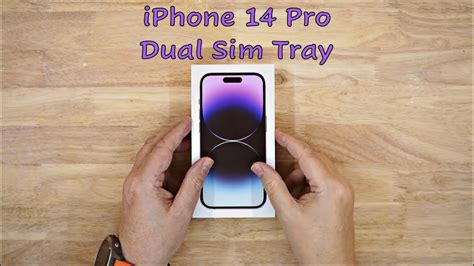 iPhone 14 Pro Dual Sim Tray unboxing - YouTube