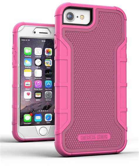 iPhone 8 American Armor Case Pink - Encased