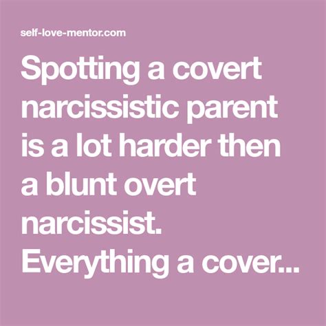 What Is A Covert Narcissist Mother - id