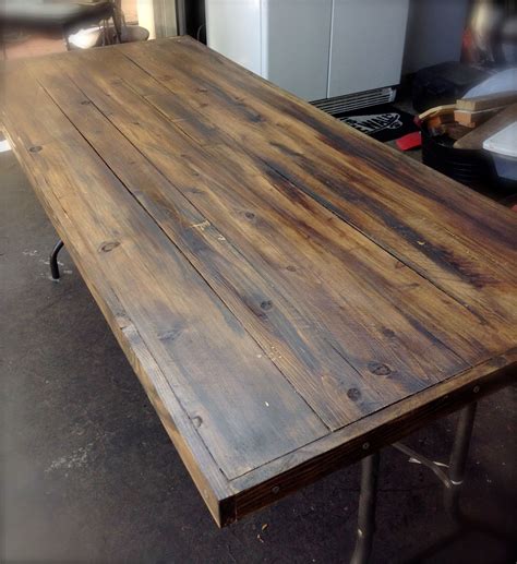 Pin by Jessica Mora on My stuff | Diy kitchen table, Wooden table top, Dining room table