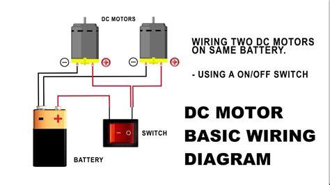 How To Wire a DC Motor On Battery With Switch And Relay - YouTube