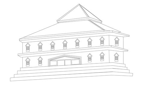 outline mosque building 28286678 Vector Art at Vecteezy