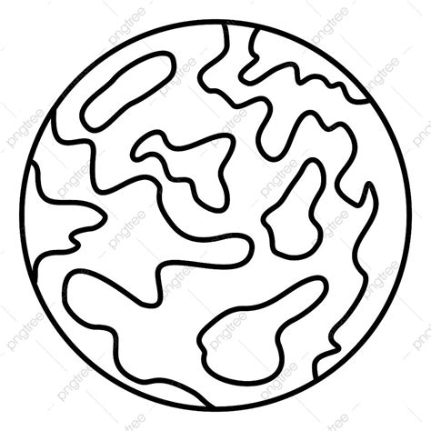 Mars Planet Icon Outline Vector, Mars Drawing, Planet Drawing, Outline ...