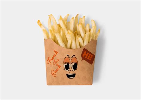 French fries box Design. :: Behance