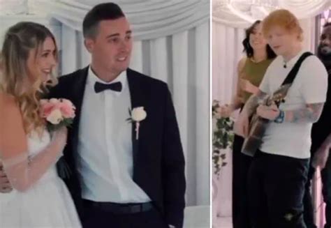 Ed Sheeran crashes wedding, leaving bride and groom speechless