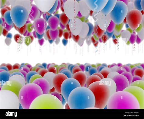 Colorful balloons background Stock Photo - Alamy